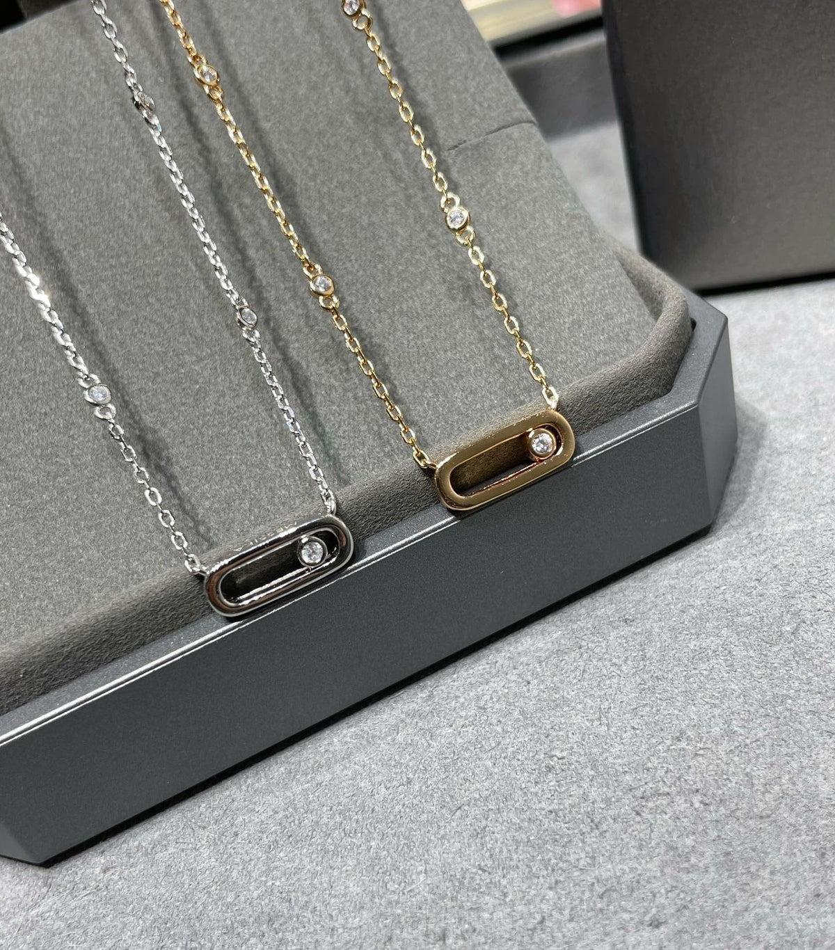 [Limara]MOVE UNO DIAMOND NECKLACE