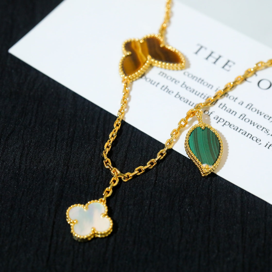 [Limara]LUCKY SPRING 5 MOTIF GOLD BRACELET