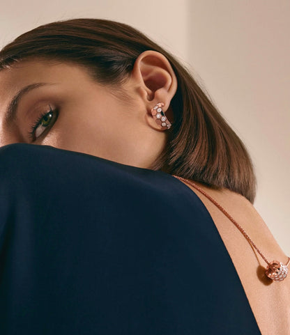 [Limara]BEE LOVE DIAMOND HOOP EARRINGS