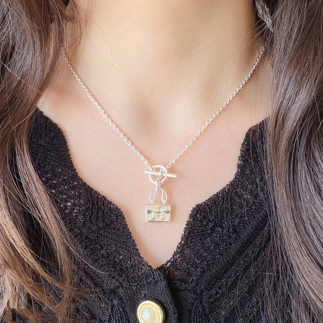 [Limara]CONSTANCE PEDANT SILVER NECKLACE