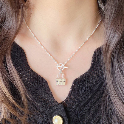 [Limara]CONSTANCE PEDANT SILVER NECKLACE