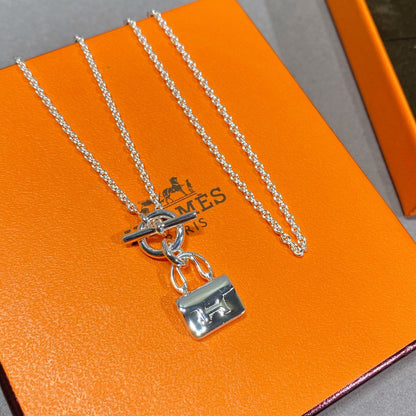 [Limara]CONSTANCE PEDANT SILVER NECKLACE