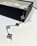 [Limara]LUCKY CLOVER 5-MOTIF BRACELET - LASER COLLECTION