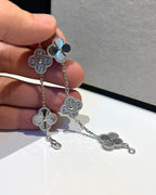 [Limara]LUCKY CLOVER 5-MOTIF BRACELET - LASER COLLECTION
