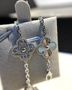 [Limara]LUCKY CLOVER 5-MOTIF BRACELET - LASER COLLECTION