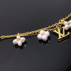 [Limara]LOGO 6 MOTIF STAR AND SUN GOLD BRACELET