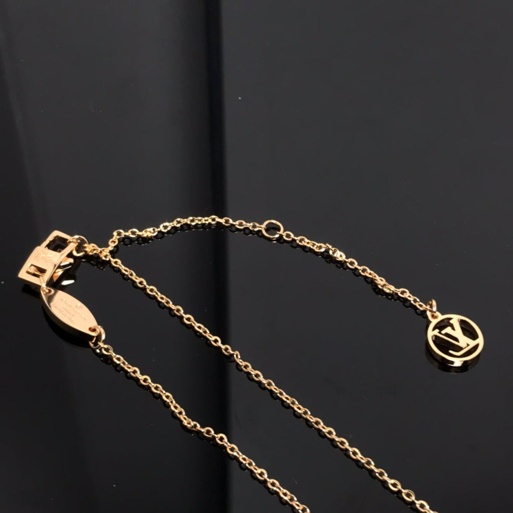 [Limara]COLOR BLOSSOM PINK MOP SUN GOLD NECKLACE
