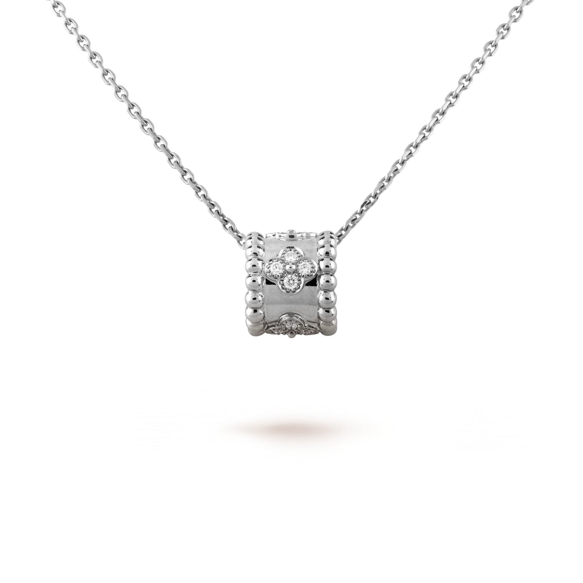 [Limara]PERLEE PEDANT SIVLER DIAMOND NECKLACE