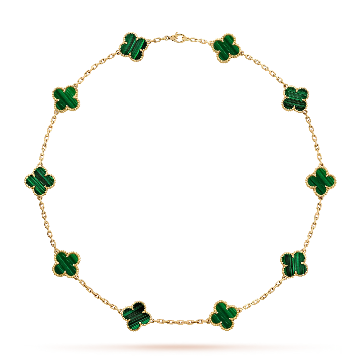 [Limara]CLASSIC LUCKY 10-MOTIF CLOVER NECKLACE GOLD COLLECTION