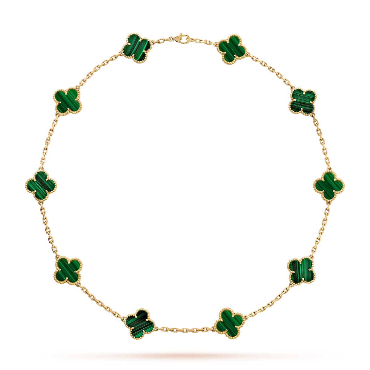 [Limara]CLASSIC LUCKY 10-MOTIF CLOVER NECKLACE GOLD COLLECTION