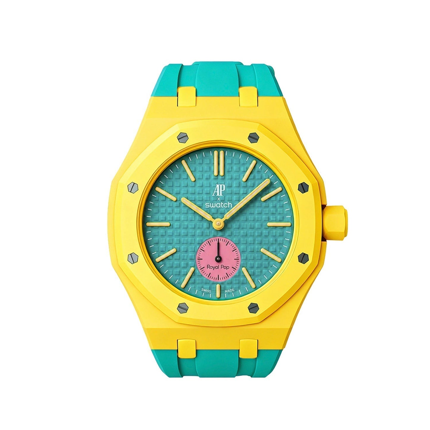 [Limara]Royal Oak Pop Exclusive Bioceramic Case & Silicone Strap Mix Color