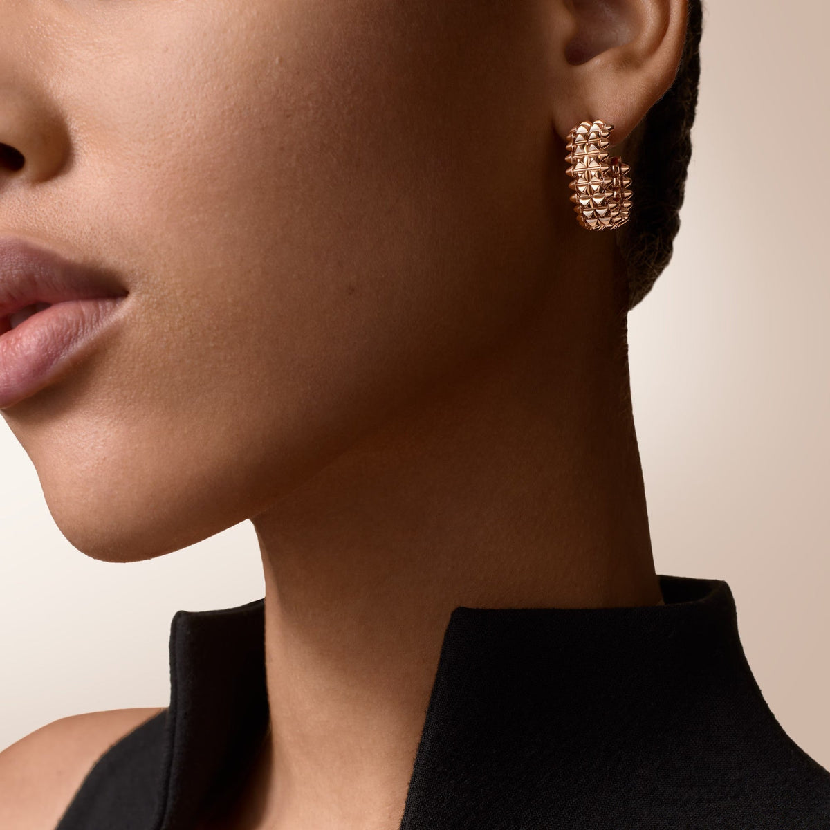 [Limara] CLASH 9.2MM DOUBLE ROW EARRINGS