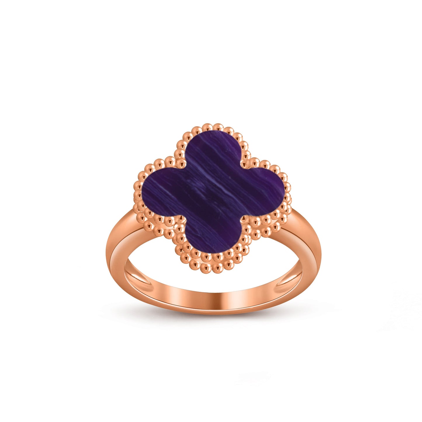 [Limara]LUCKY CLOVER VINTAGE ROSE GOLD RING COLLECTION