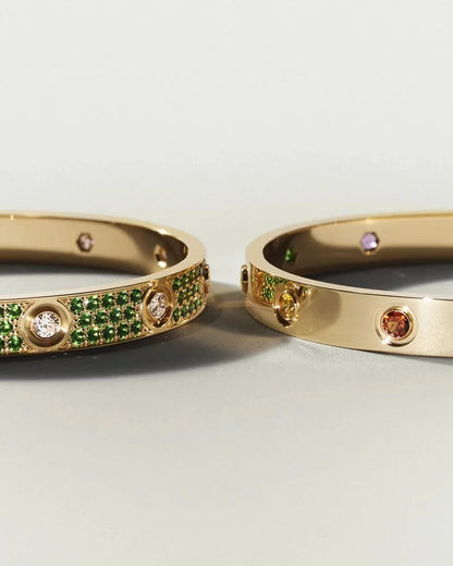 [Limara]CLASSIC 6.1MM LOVE BRACELET 10-DIAMOND FULL PAVÉ