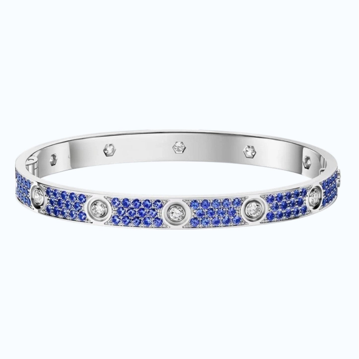 [Limara]CLASSIC 6.1MM LOVE BRACELET 10-DIAMOND FULL PAVÉ