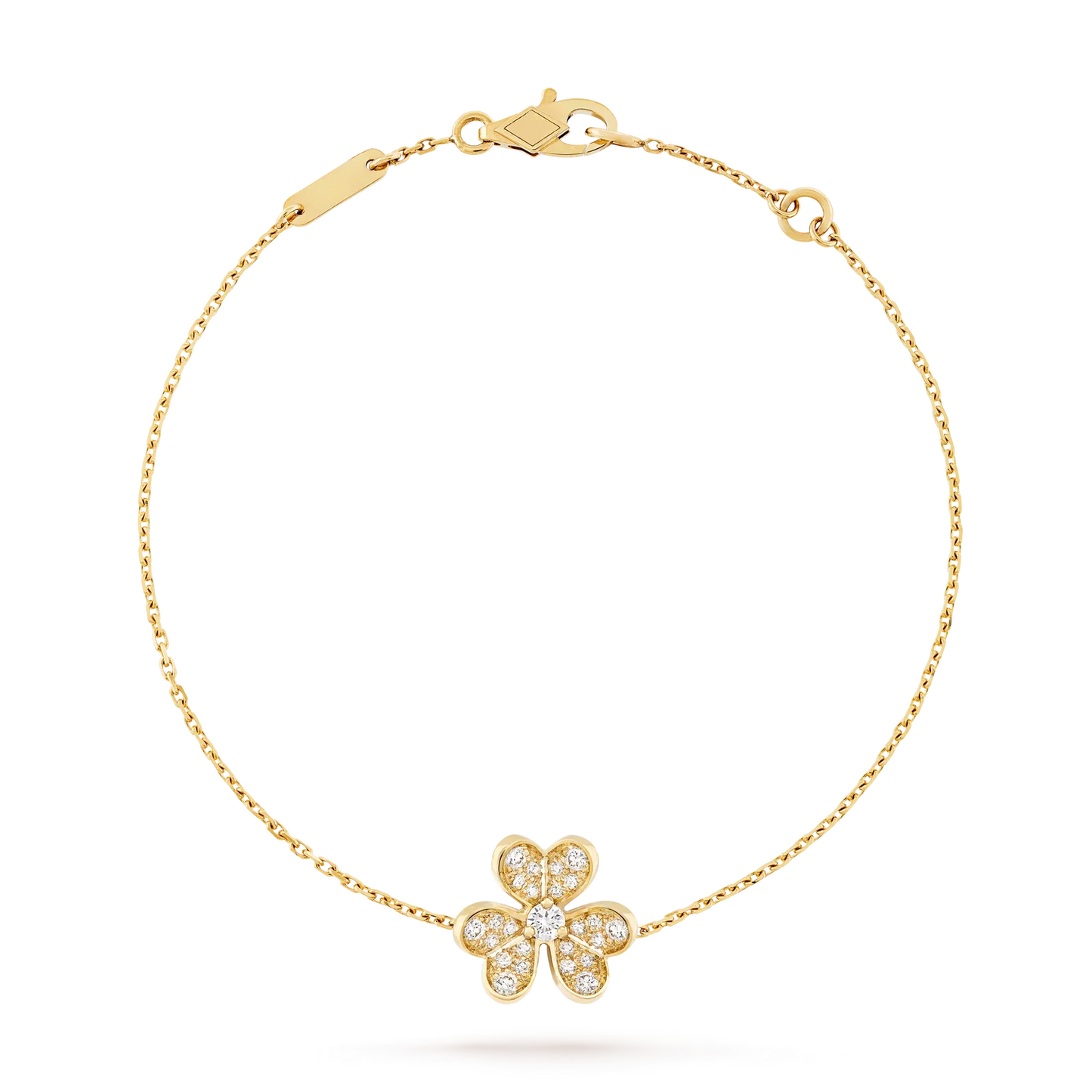 [Limara]LUMINOUS BLOSSOM SINGLE-MOTIF CHARM BRACELET
