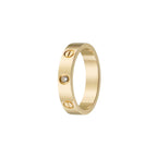 [Limara]LOVE 4MM 1 DIAMOND RING
