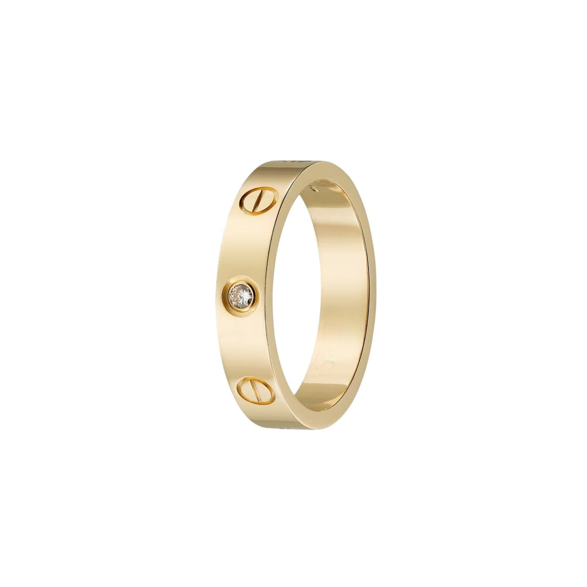 [Limara]LOVE 4MM 1 DIAMOND RING