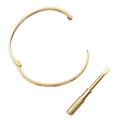 [Limara]CLASSIC 6.1MM LOVE SINGLE-SCREW CLOSURE BANGLE