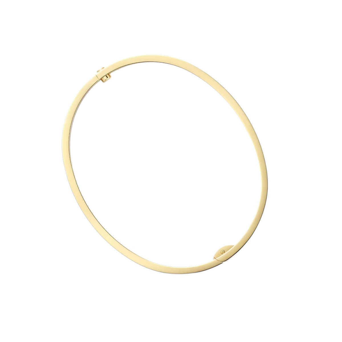 [Limara]CLASSIC 6.1MM LOVE SINGLE-SCREW CLOSURE BANGLE - 10-DIAMOND