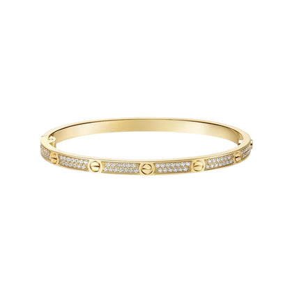 [Limara]CLASSIC 3.65MM LOVE FULL PAVE BANGLE