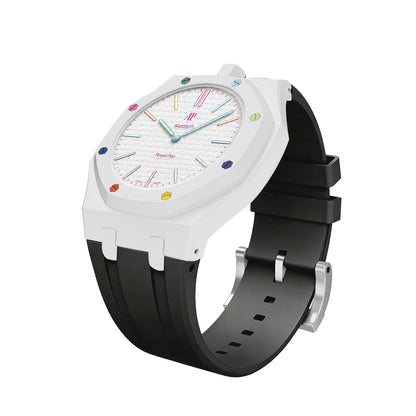 [Limara]Royal Oak Pop Exclusive Bioceramic Case & Silicone Strap Mix Color