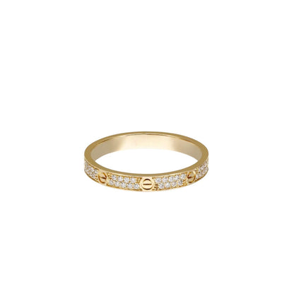 [Limara]LOVE 2.6MM PAVÉ DIAMOND RING