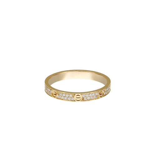 [Limara]LOVE 2.6MM PAVÉ DIAMOND RING