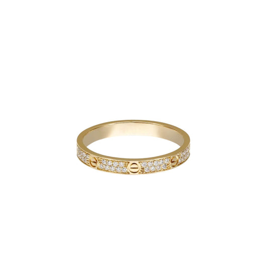 [Limara]LOVE 2.6MM PAVÉ DIAMOND RING