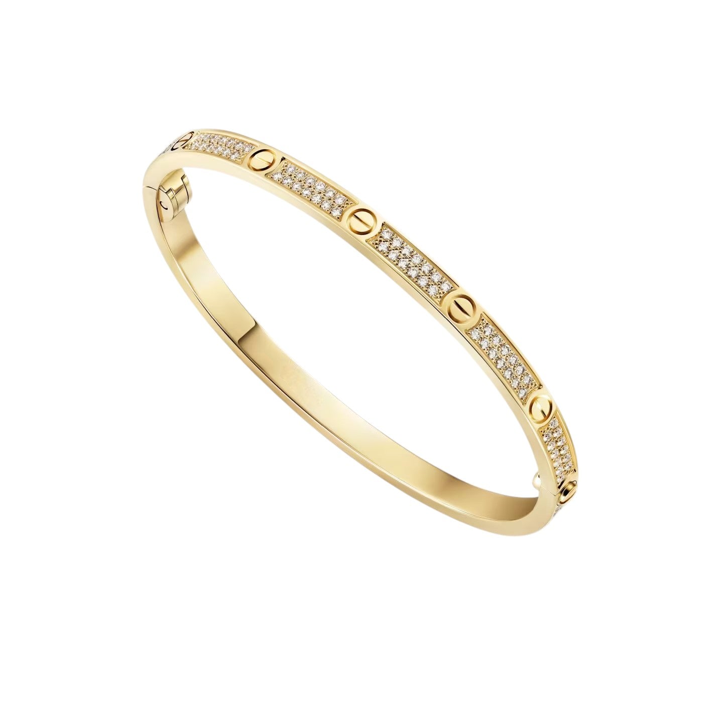 [Limara]CLASSIC 3.65MM LOVE FULL PAVE BANGLE