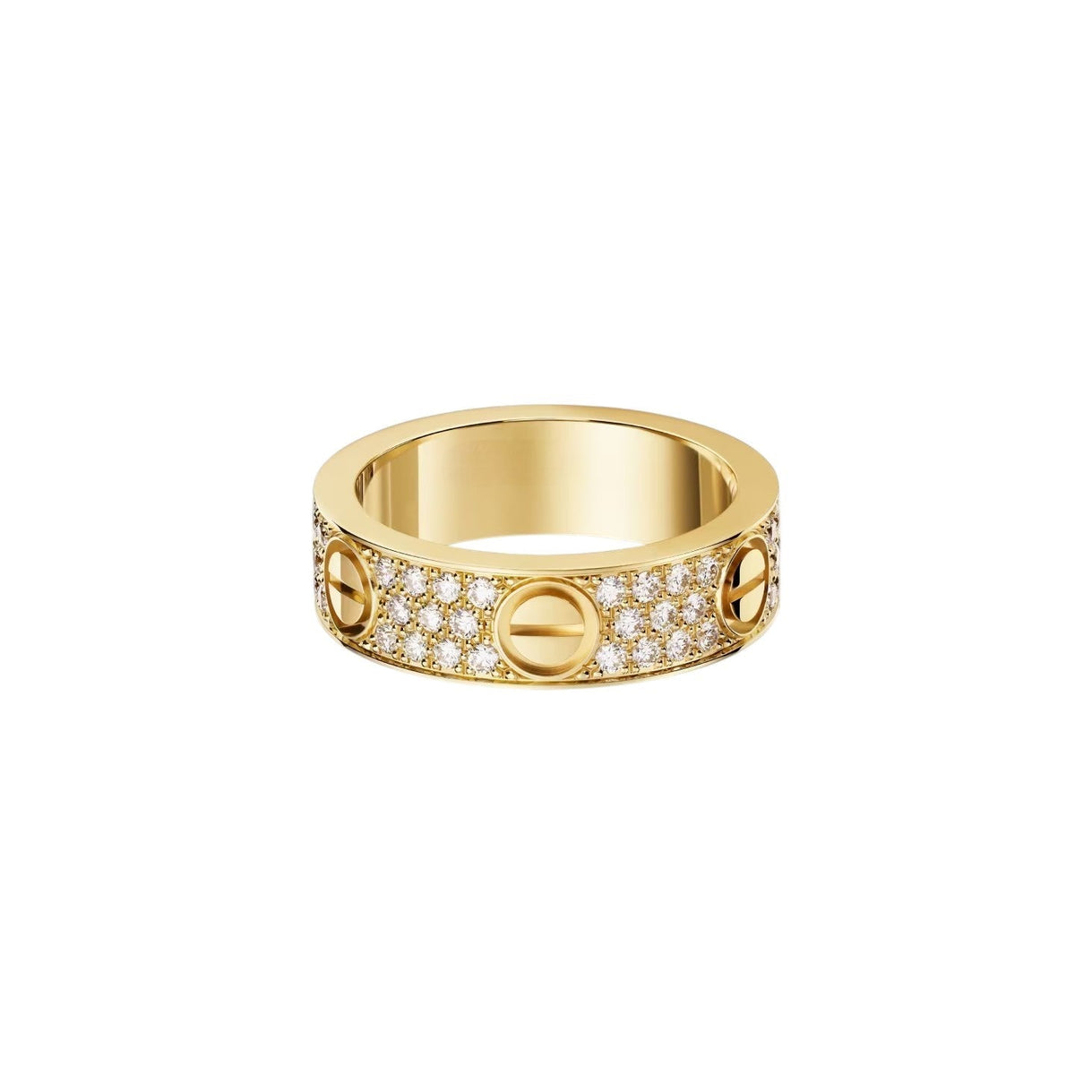 [Limara]LOVE 5.5MM FULL-PAVÉ DIAMOND RING