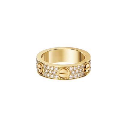 [Limara]LOVE 5.5MM FULL-PAVÉ DIAMOND RING