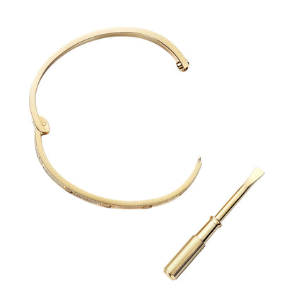 [Limara]CLASSIC 3.65MM LOVE FULL PAVE BANGLE