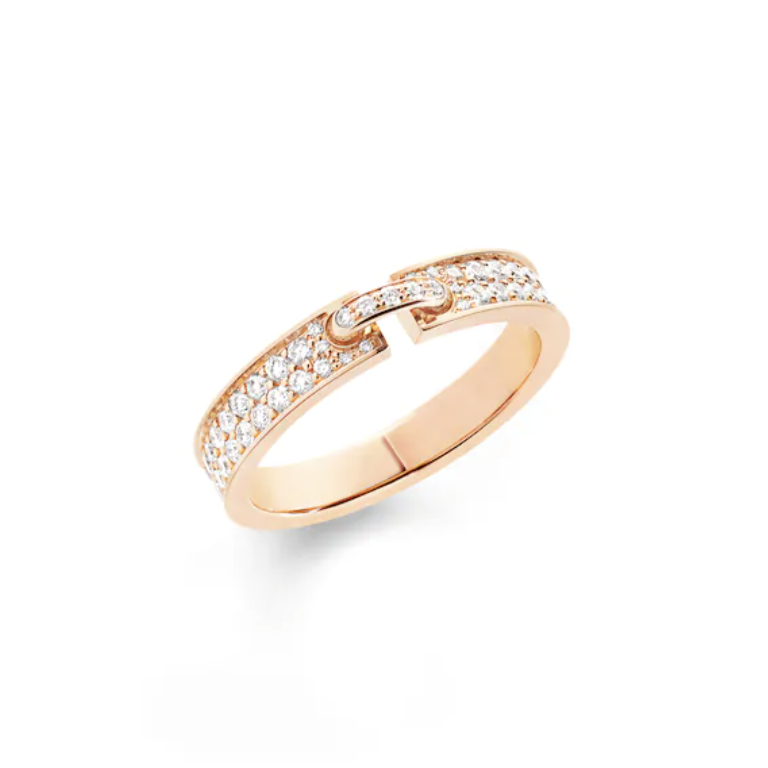 [Limara]ALLIANCE LIENS VIDENCE PAVED DIAMOND 4MM RING