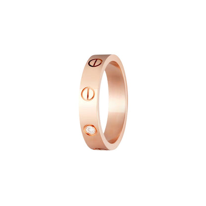 [Limara]LOVE 4MM 1 DIAMOND RING