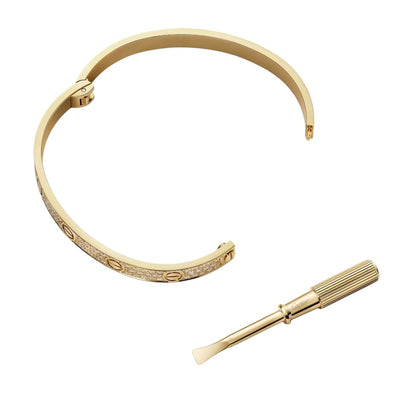 [Limara]CLASSIC 6.1MM LOVE BANGLE - FULL PAVÉ