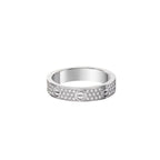 [Limara]LOVE 4MM PAVÉ DIAMOND RING