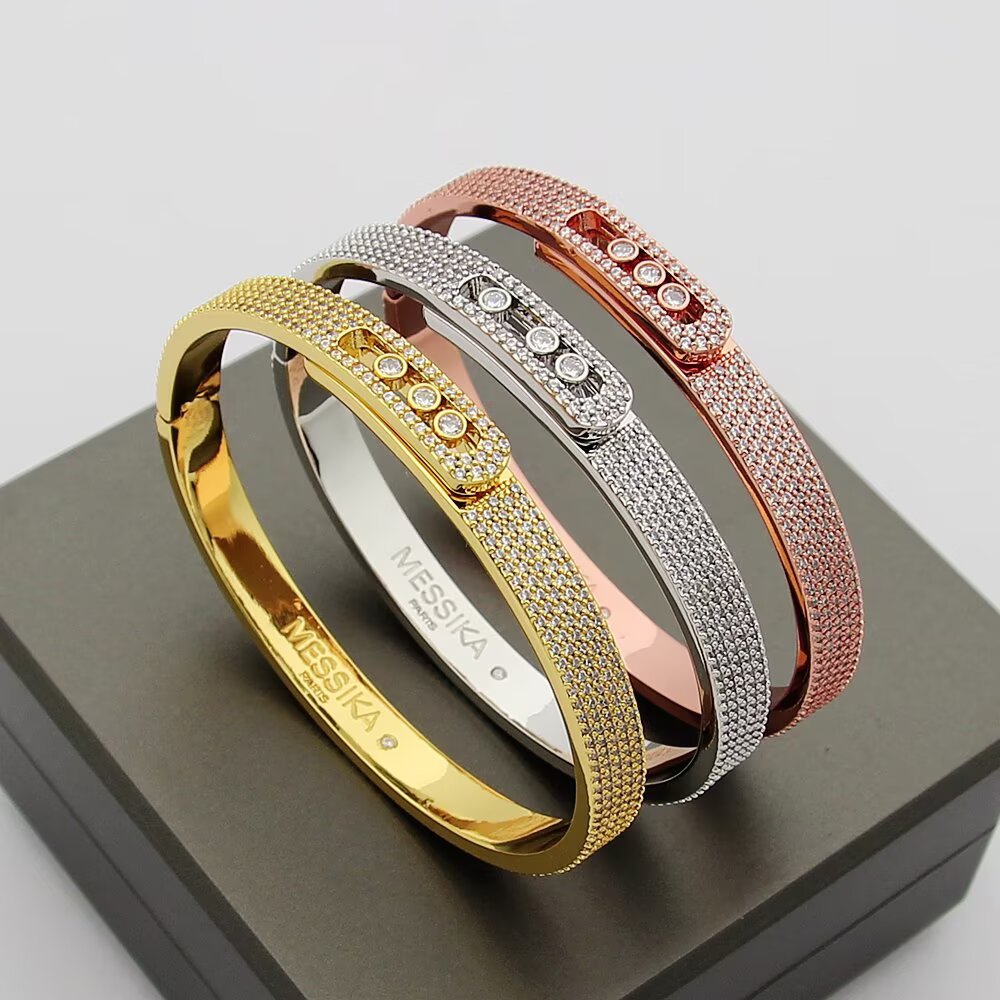 [Limara]MOVE NOA FULL-PAVÉ DIAMOND BANGLE BRACELET