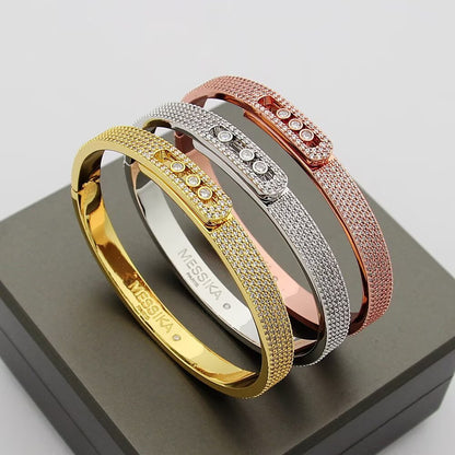 [Limara]MOVE NOA FULL-PAVÉ DIAMOND BANGLE BRACELET