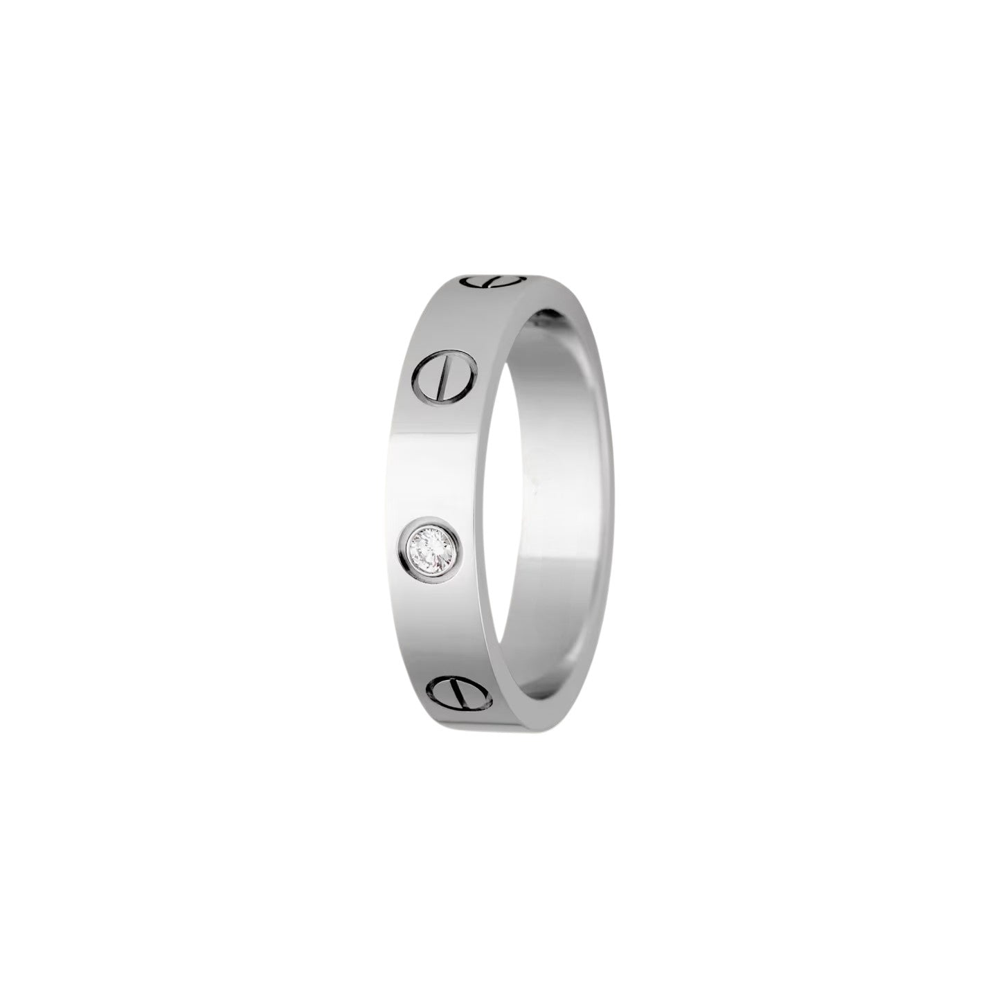 [Limara]LOVE 4MM 1 DIAMOND RING