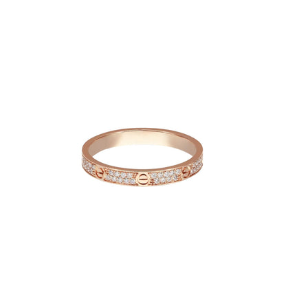[Limara]LOVE 2.6MM PAVÉ DIAMOND RING