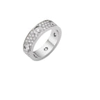 [Limara]LOVE 5.5MM FULL-PAVÉ 6-DIAMOND RING