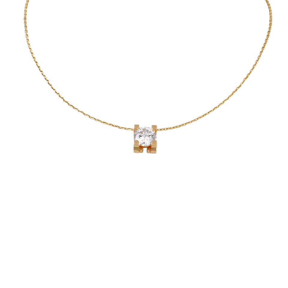 [Limara]C DE PENDANT DIAMOND NECKLACE