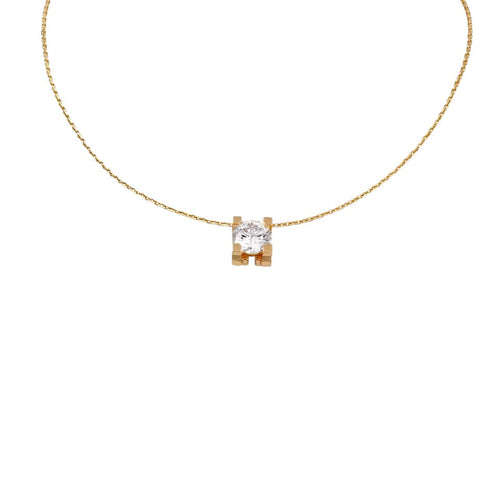 [Limara]C DE PENDANT DIAMOND NECKLACE