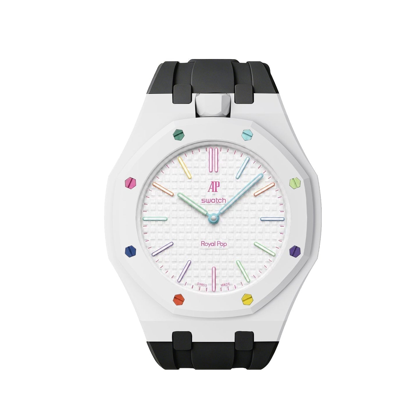 [Limara]Royal Oak Pop Exclusive Bioceramic Case & Silicone Strap Mix Color