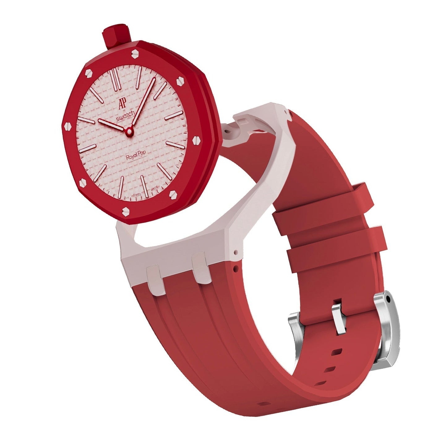[Limara]Royal Oak Pop Exclusive Bioceramic Case & Silicone Strap Mix Color