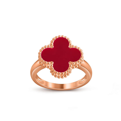 [Limara]LUCKY CLOVER VINTAGE ROSE GOLD RING COLLECTION