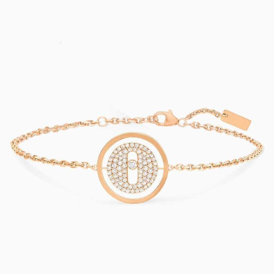 [Limara]LUCKY MOVE DIAMOND PAVED BRACELET