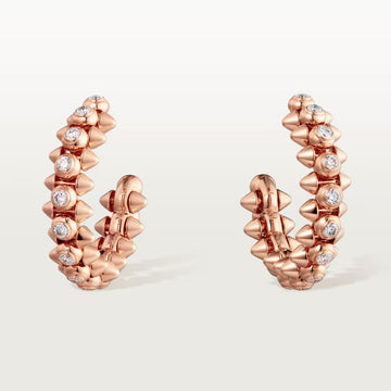 [Limara] CLASH FULL DIAMOND MEDIUM EARRINGS