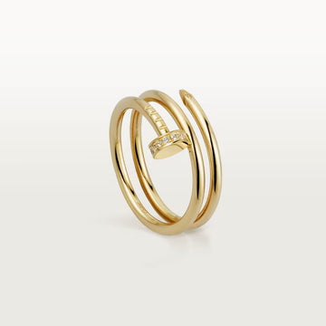 [Limara] JUSTE RING 4.8MM HALF DIAMOND